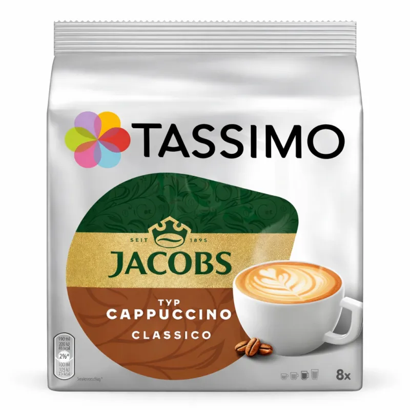 Cappuccino Classico Jacobs 8 Servicios | Cremoso y Aromático