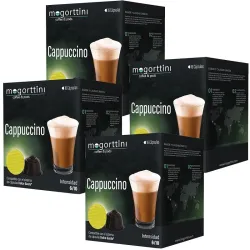 Cappuccino Mogorttini 4 cajas de 16 cápsulas compatibles Dolce Gusto 8436583660744