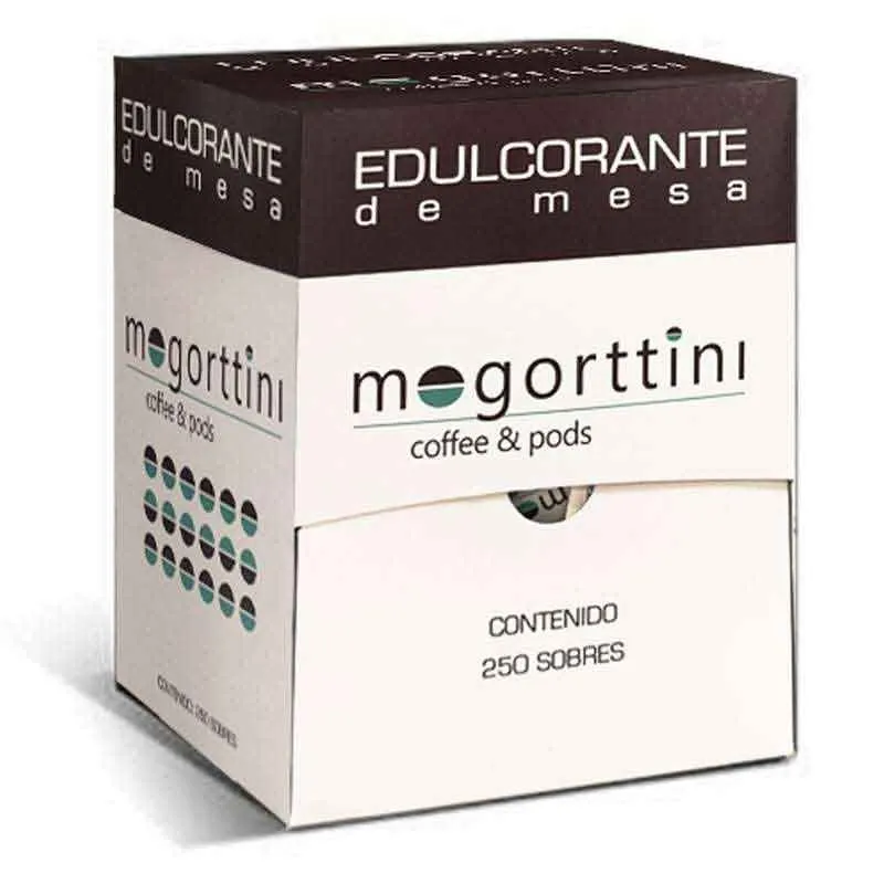 Edulcorante Mogorttini. 250 unidades de Sacarinas especial para hosteleria