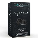 Espresso Mogorttini, caja 20 cápsulas. Compatibles con Nespresso.