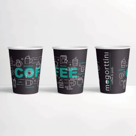 Surtido vasos papel - 75 unidades 6,5 onzas 185 ml | Mogorttini
