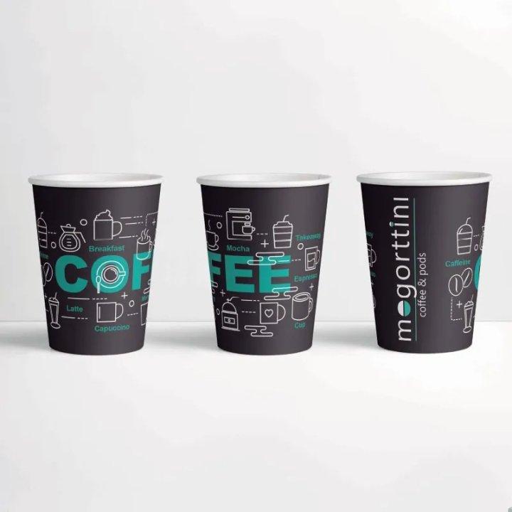 Surtido vasos papel - 75 unidades 6,5 onzas 185 ml | Mogorttini