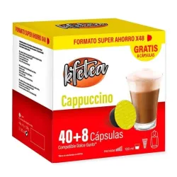 Cappuccino Kfetea compatível com a marca Dolce Gusto 48 cápsulas FORMATO POUPANÇA