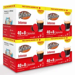 Intenso Kfetea 4 cajas de 48 capsulas compatibles Dolce Gusto 8436583660522