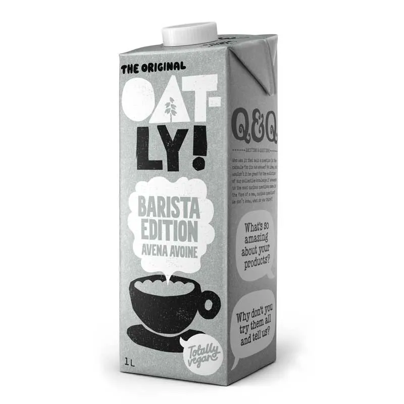 Bebida de Avena oatly Barista 1 litro