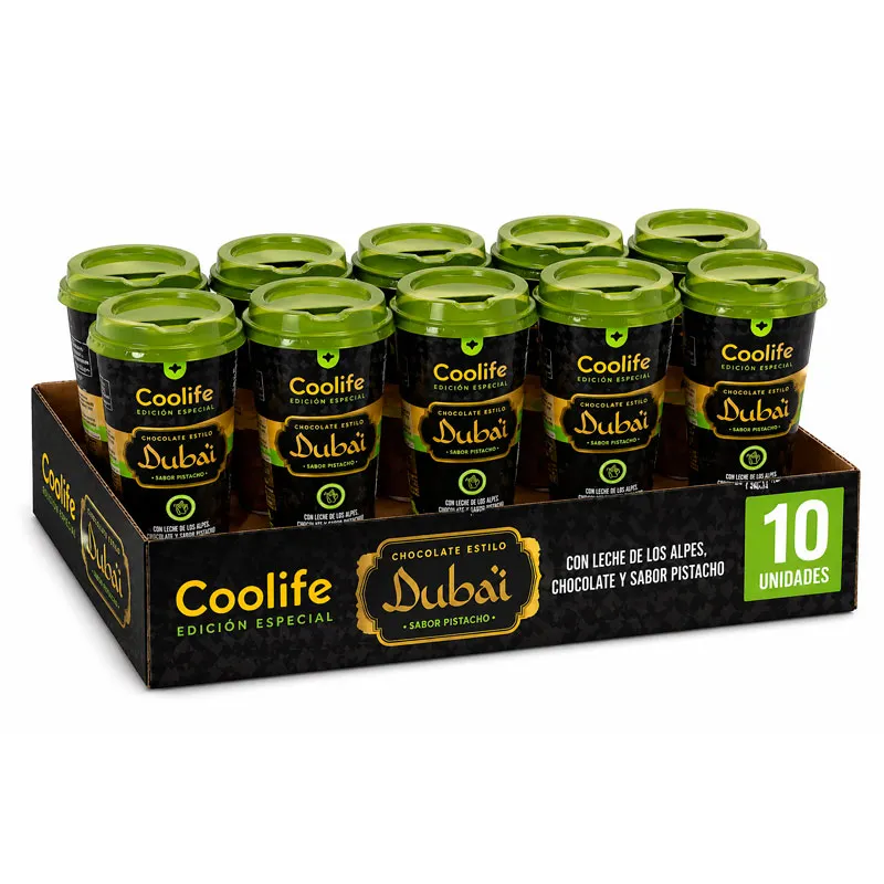 10 Chocolate Dubai   Coolife 230 ml RTD Listo para beber