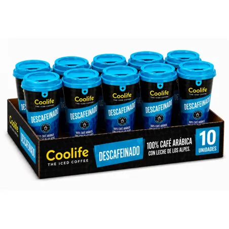 10 Café descafeinado  Coolife 230 ml RT