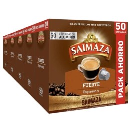 Café Saimaza Fuerte 250 cápsulas compatibles Nespresso