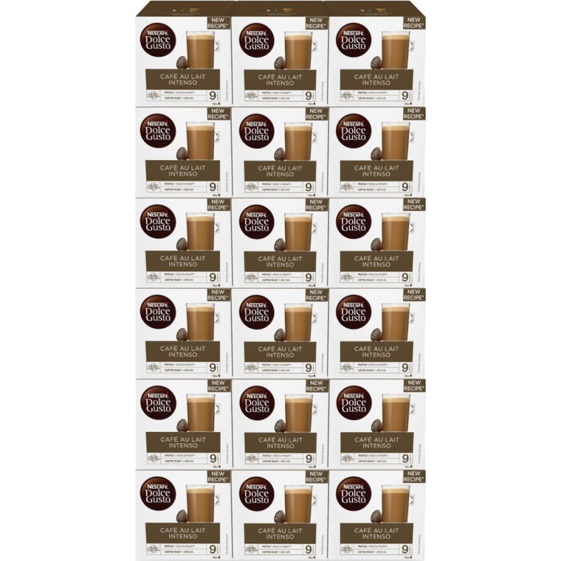 Dolce Gusto Café con Leche Intenso 18x16, 288 cápsulas