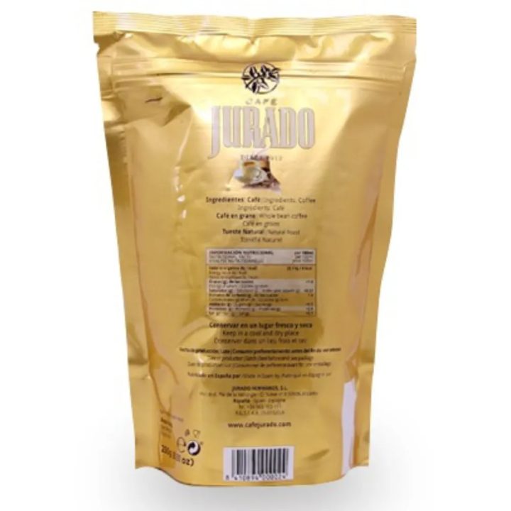 Café en Grano Selección Jurado 250 g | Tueste Natural
