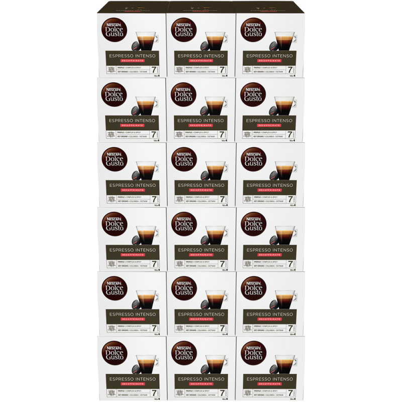 Dolce Gusto Espresso Intenso Descafeinado 18x16, 288 cápsulas