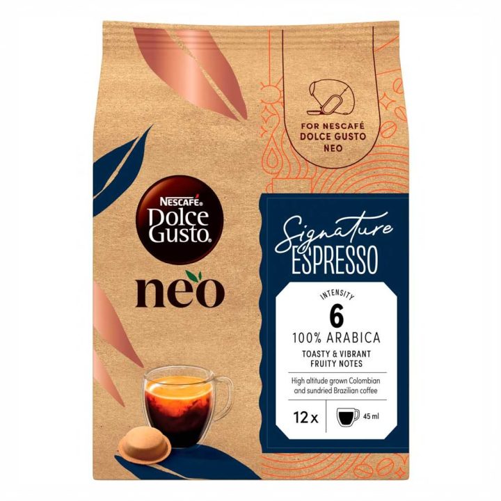 Capsulas Nescafé® Dolce Gusto® NEO Espresso Intenso 12 unidades
