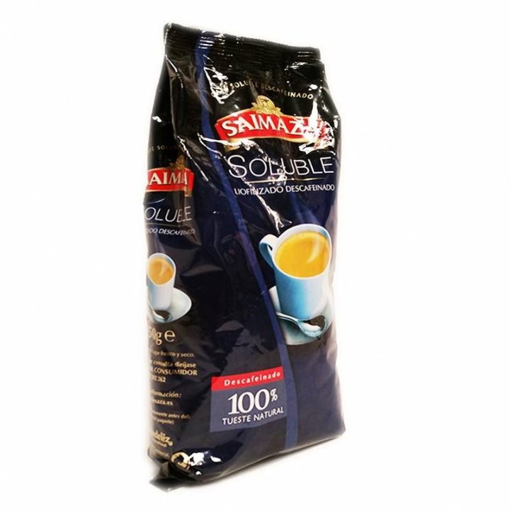 Café Soluble descafeinado Liofilizado Saimaza 250 gr (Especial Vending)