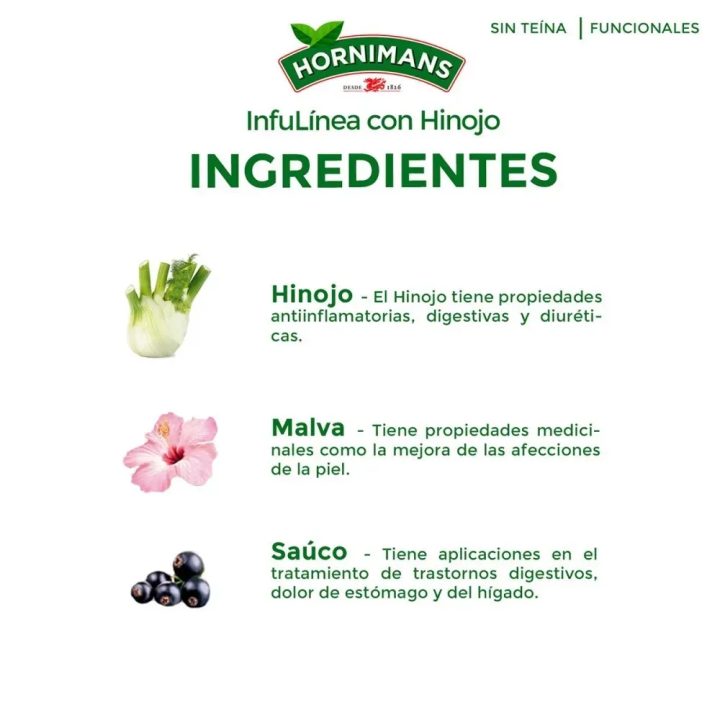 InfuLinea con Hinojo Hornimans 20 infusiones