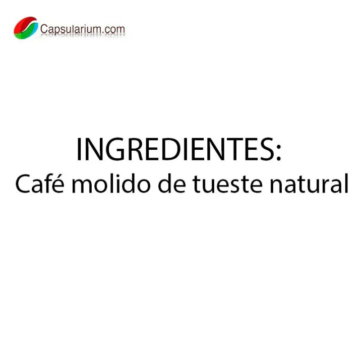 Valor energético Intenso 20 capsulas de cafe Mogorttini Compatibles con Nespresso, en aluminio