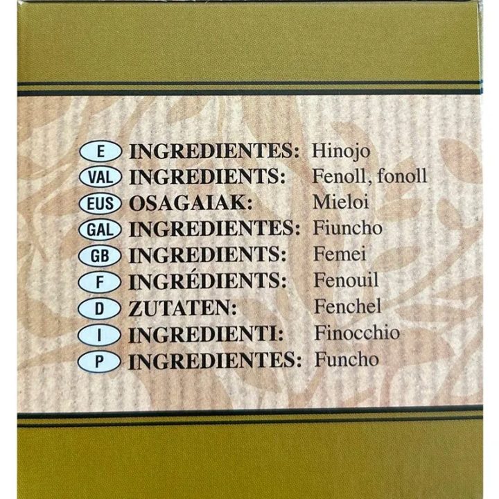 VALOR NUTRICIONAL FENOLL