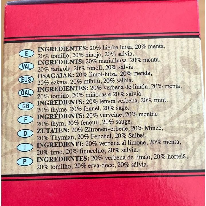 VALOR NUTRICIONAL HERBERET