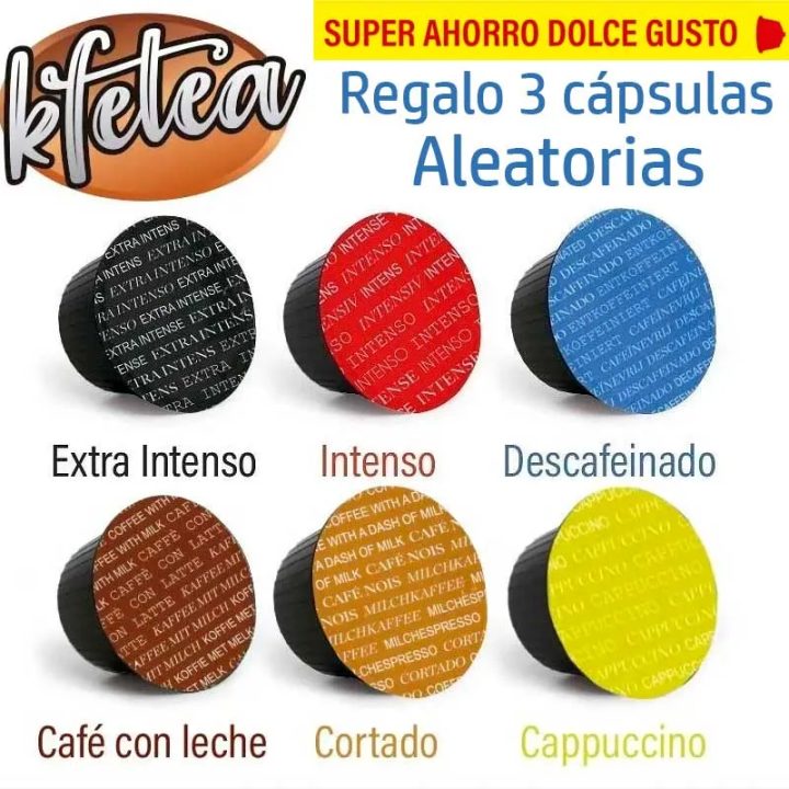 Capsulas Degustación compatibles con Dolce Gusto, Kfetea