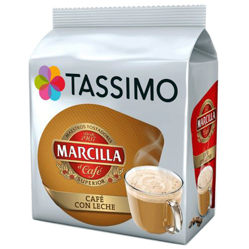 Tassimo Marcilla Café con Leche 16 cápsulas