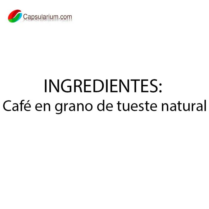 valor nutricional lavazza qualita rossa café en grano