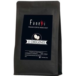 5 orígenes Fanessi 250 gr café en grano de especialidad