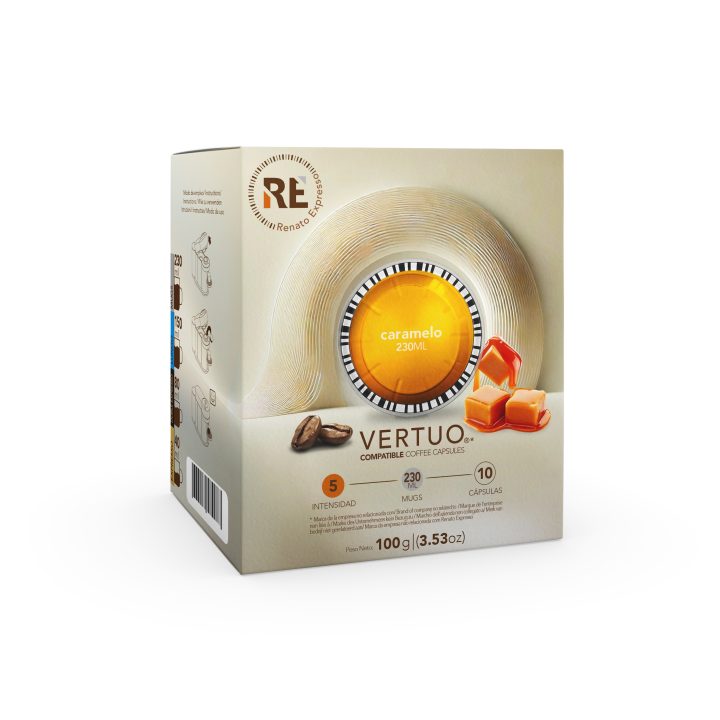 Caramelo 230ml Vertuo® Renato Expresso | 10 cápsulas