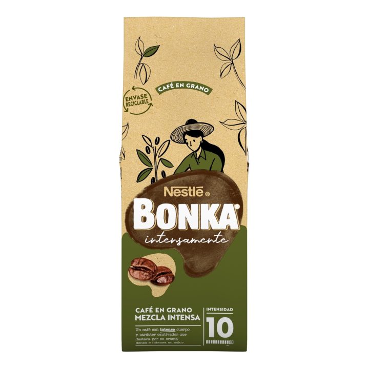 Café en Grano Bonka Intensamente 500 g | Café de Siempre con Carácter
