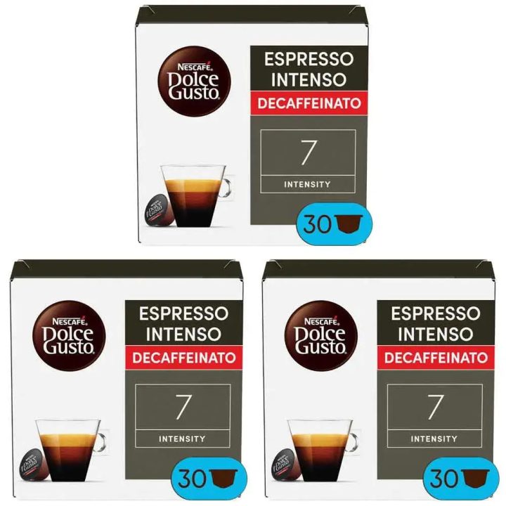 Espresso Intenso descafeinado Dolce Gusto 180 cápsulas