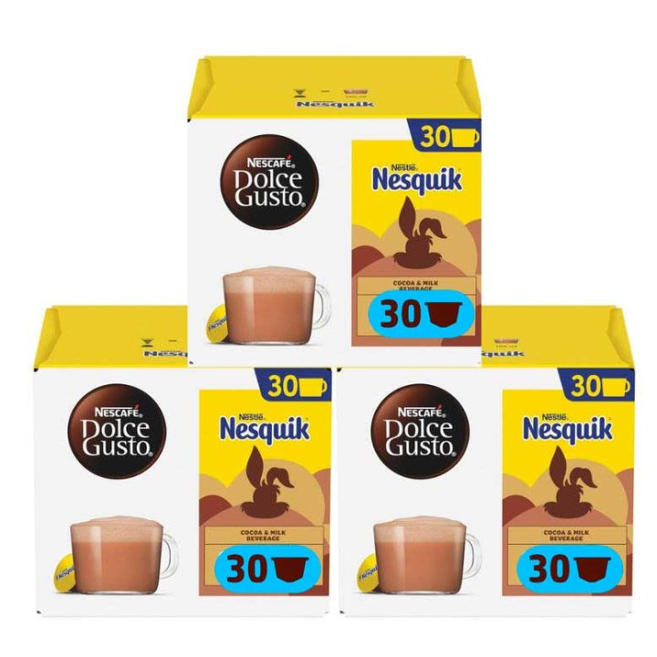 Nescafé Dolce Gusto Nesquik 90 cápsulas | Sabor clásico al instante