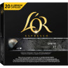 L'OR Espresso Onyx Compatibles Nespresso® 20 cápsulas