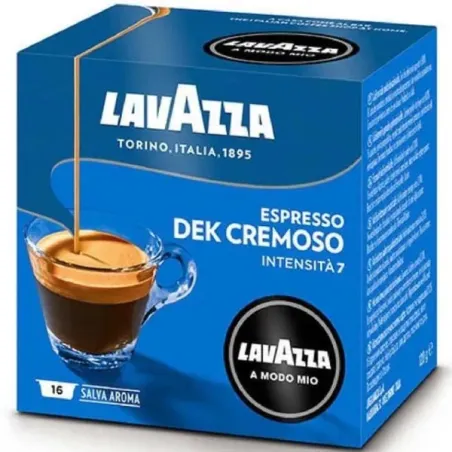 Lavazza A Modo Mio DEK CREMOSO 16 cápsulas
