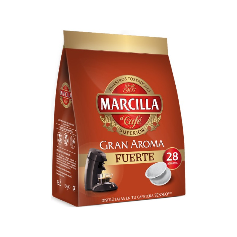 Marcilla Gran Aroma Fuerte 28 Monodosis Senseo®