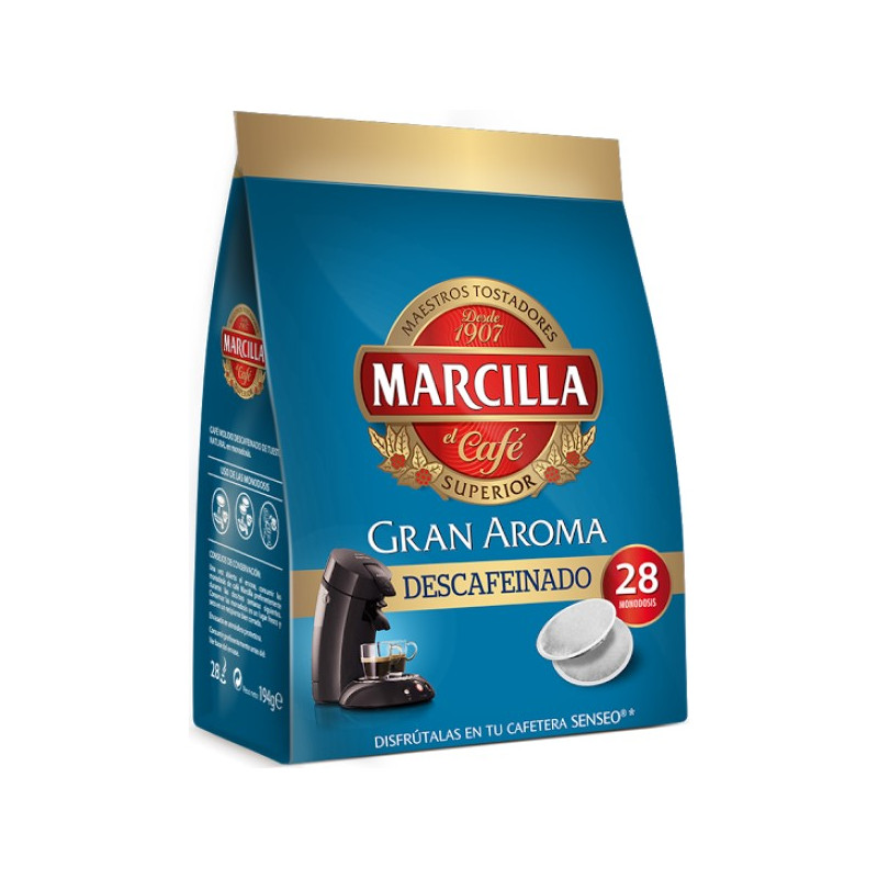 Marcilla Gran Aroma Descafeinado 28 Monodosis Senseo®