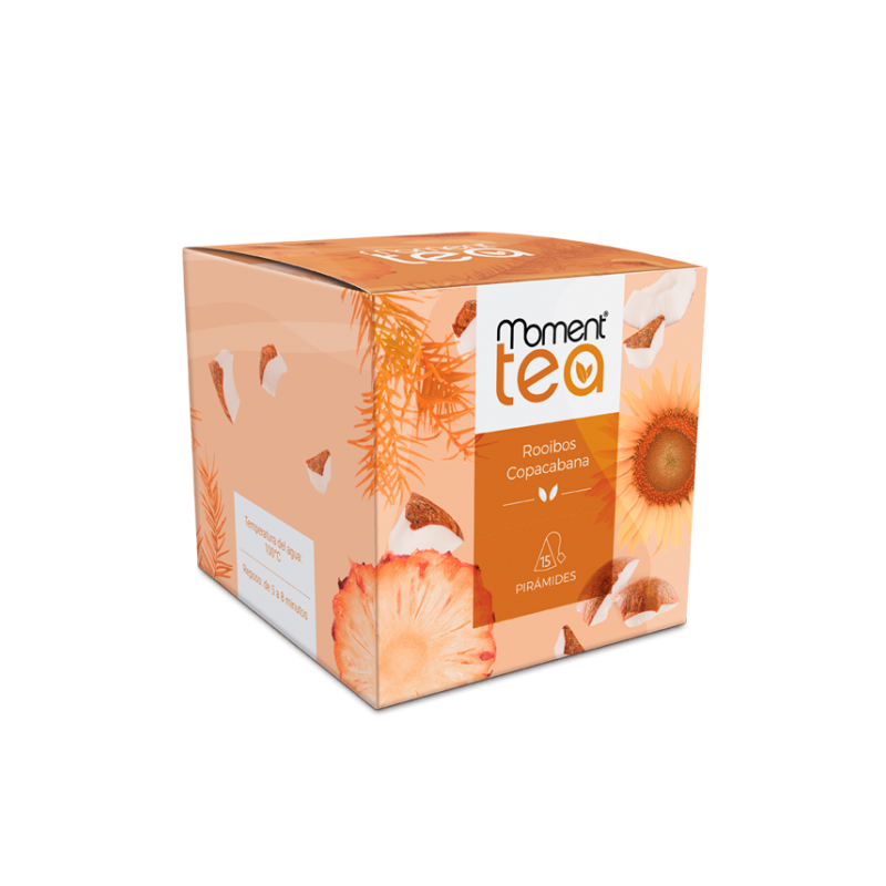 Moment Tea Infusión Rooibos Copacabana 15 Piramides