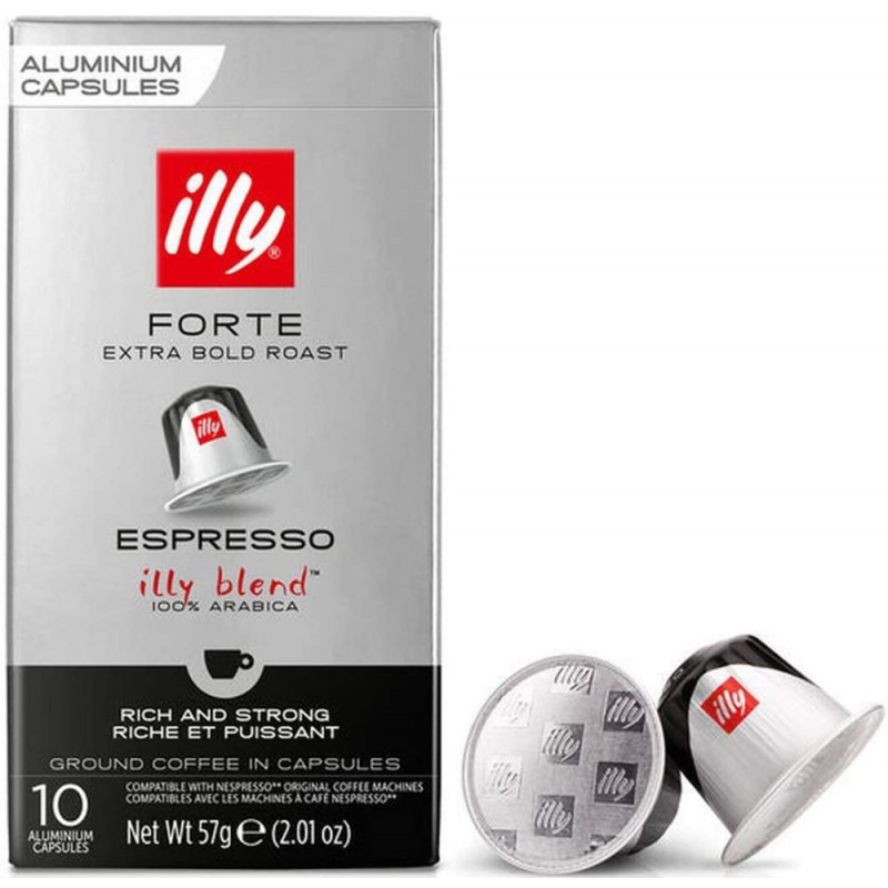 illy Forte 10 Cápsulas Compatibles Nespresso®