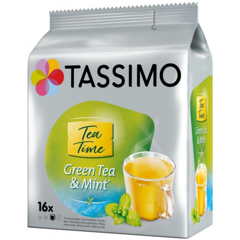 Tassimo Tea Time Verde a la Menta 16 cápsulas