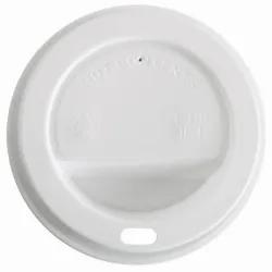 100 Tapas compatibles para vaso de papel diámetro 60 mm.