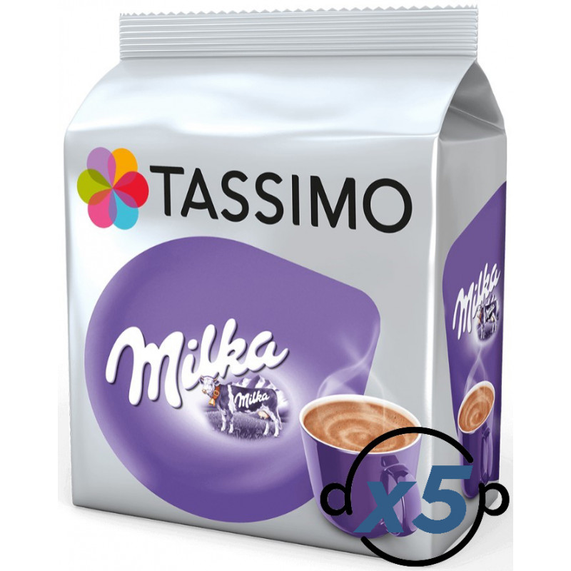 Tassimo Milka Chocolate 5 unidades - 40 tazas