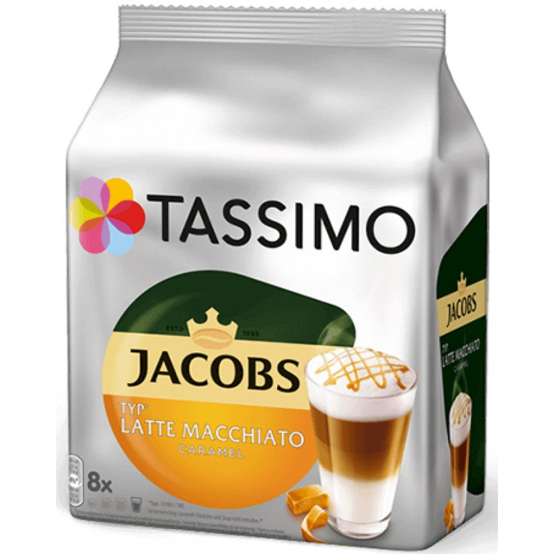 Tassimo Jacobs Latte Macchiato Caramel 8 tazas