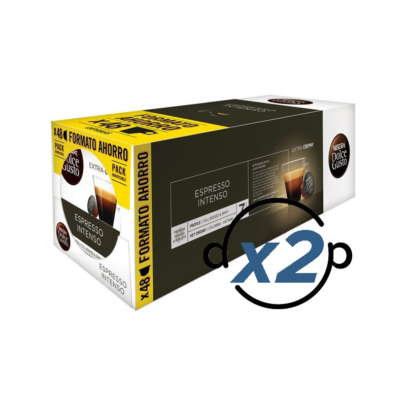 Dolce Gusto Espresso Intenso 96 cápsulas Formato Ahorro