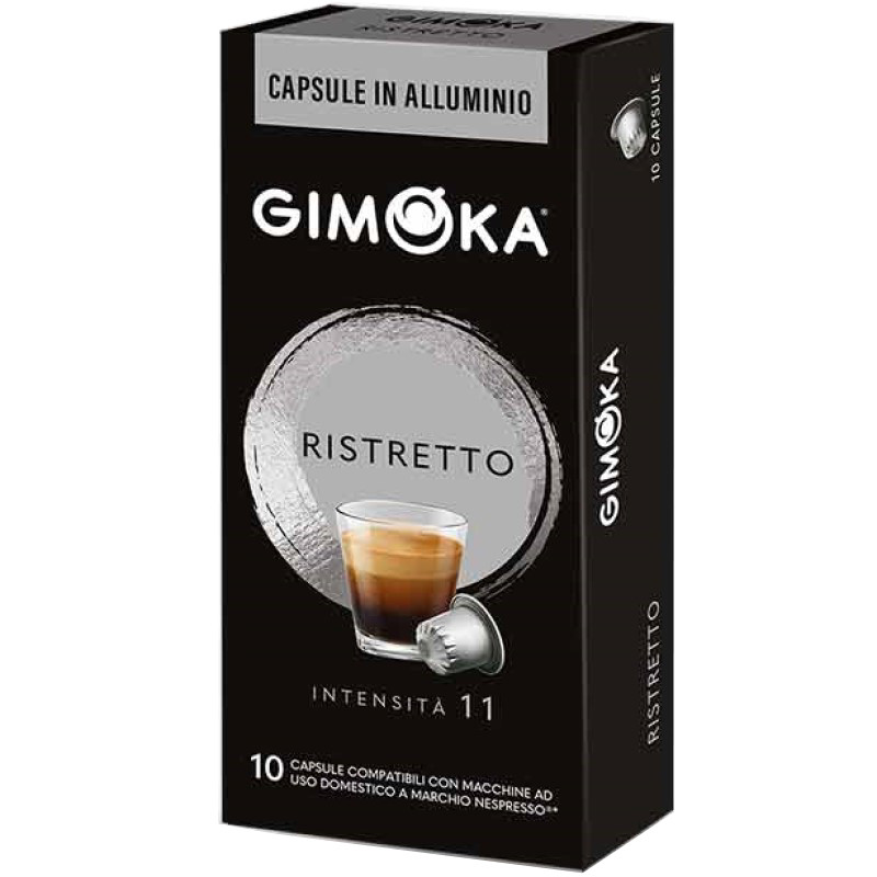 Ristretto Gimoka 10 Cápsulas Aluminio compatibles Nespresso®