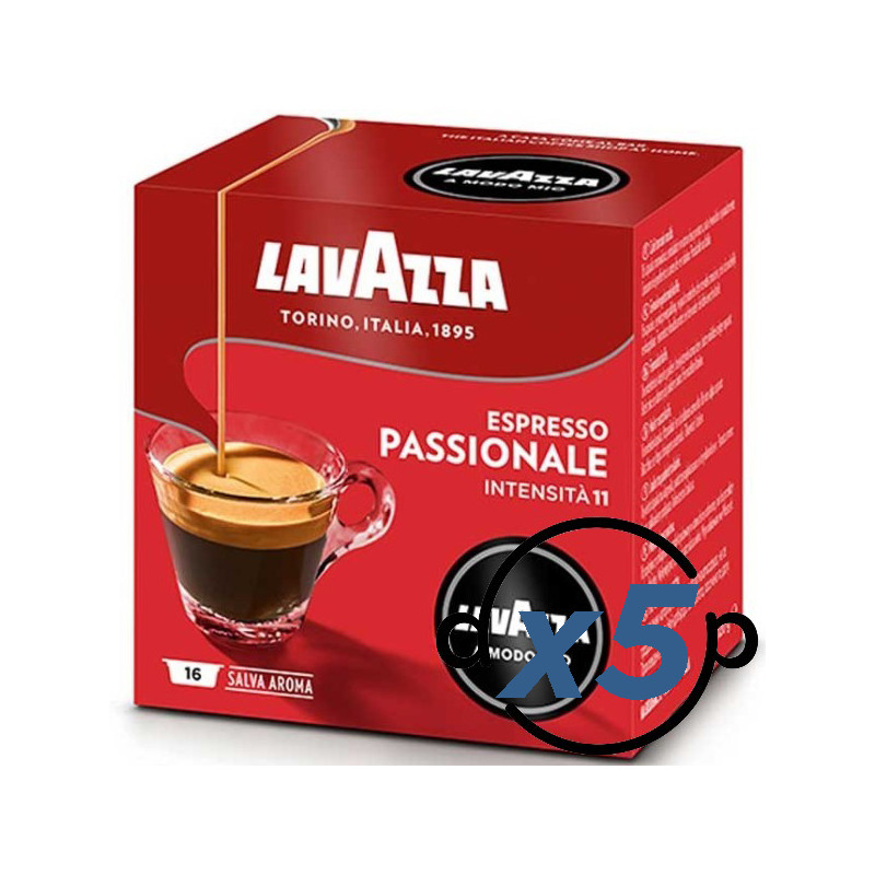 Lavazza A Modo Mio PASSIONALE 80 cápsulas