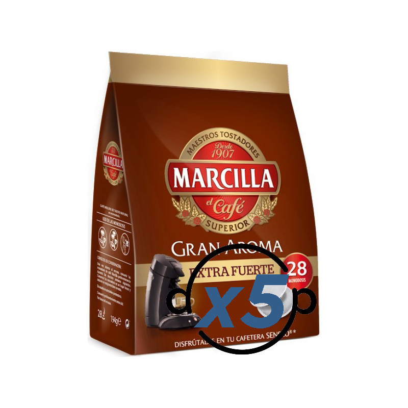 Marcilla Gran Aroma Extra Fuerte 140 Monodosis Senseo®