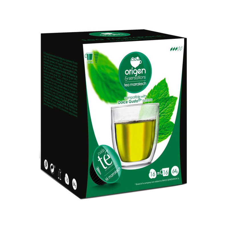 Origen & Sensations Té Marrakech 16 Cápsulas Compatibles Dolce Gusto®