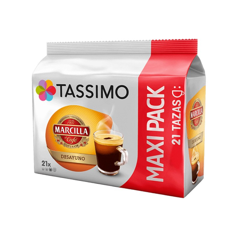 Tassimo Marcilla Desayuno 21 cápsulas