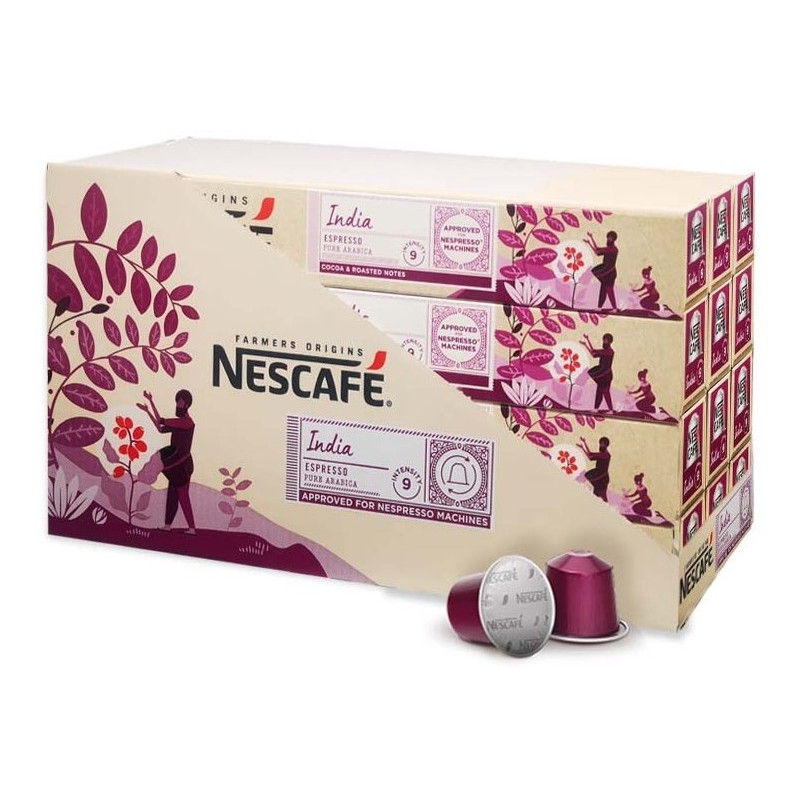 Nescafé India Espresso 120 cápsulas para máquinas Nespresso®