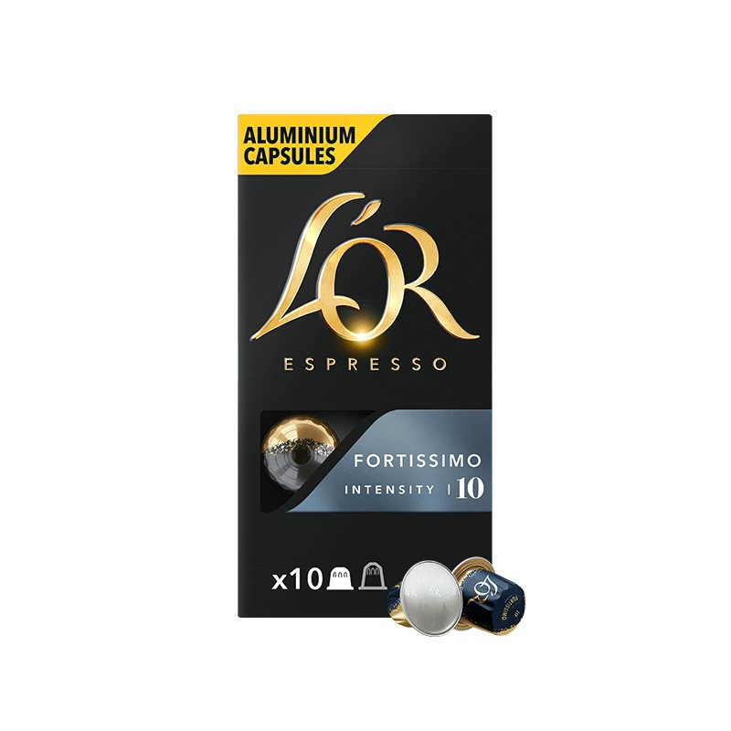 L'OR Espresso Fortissimo Compatibles Nespresso® 10 cápsulas
