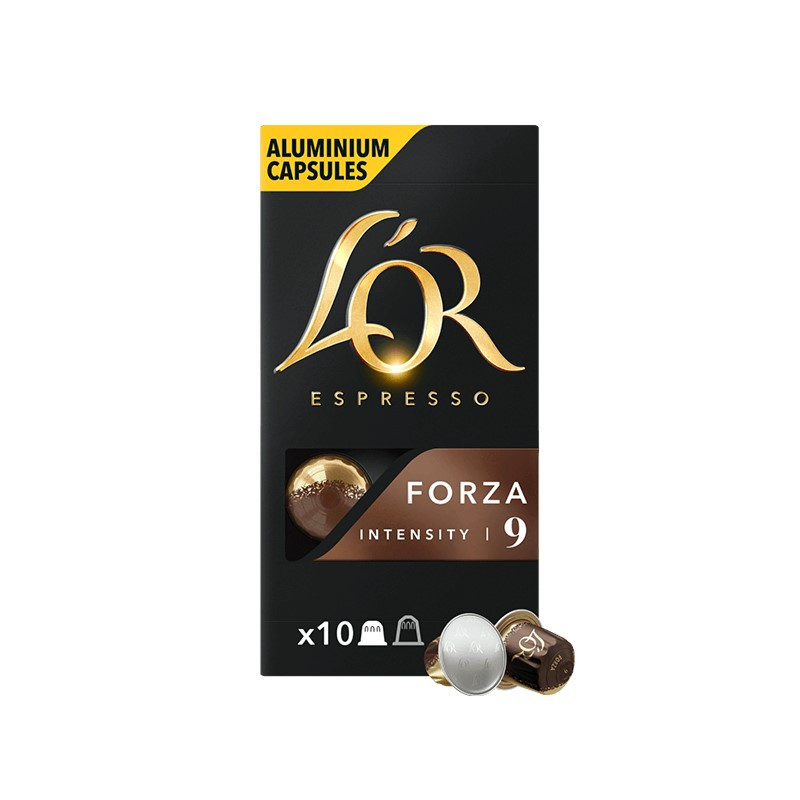 L'OR Espresso Forza Compatibles Nespresso® 10 cápsulas