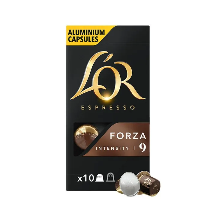 L'OR Espresso Forza Compatibles Nespresso® 10 cápsulas