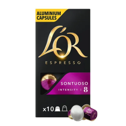 L'OR Espresso Sontuoso Compatibles Nespresso® 10 cápsulas

Café molido de tueste natural en cápsulas